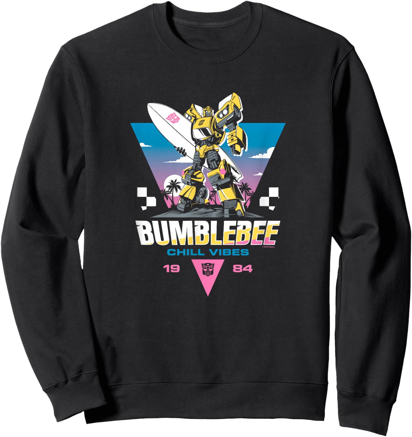 Transformers Bumblebee Chill Vibes Portrait Sweatshirt - Sweatshirt | Black