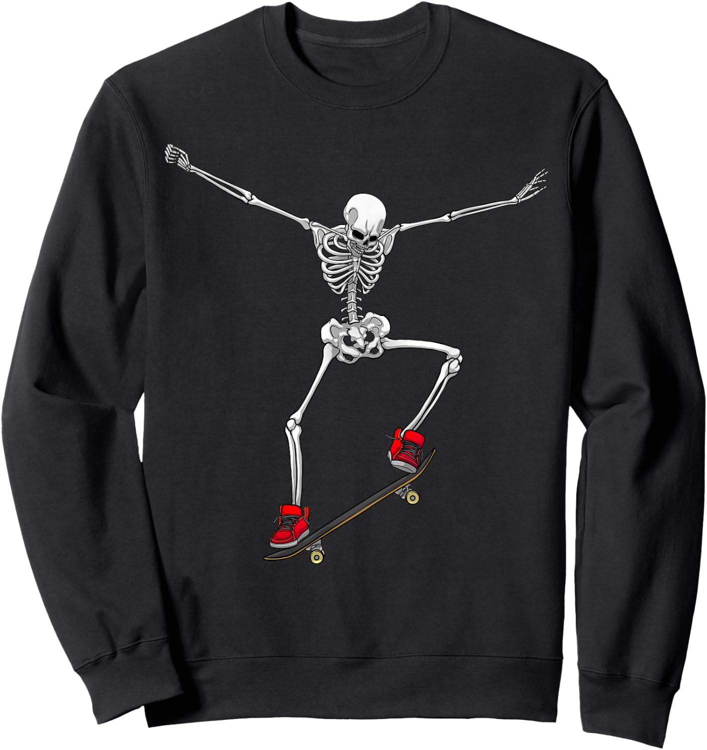 Funny Skateboarding Women Skateboard Skateboarder Sweatshirt - Sweatshirt | Black