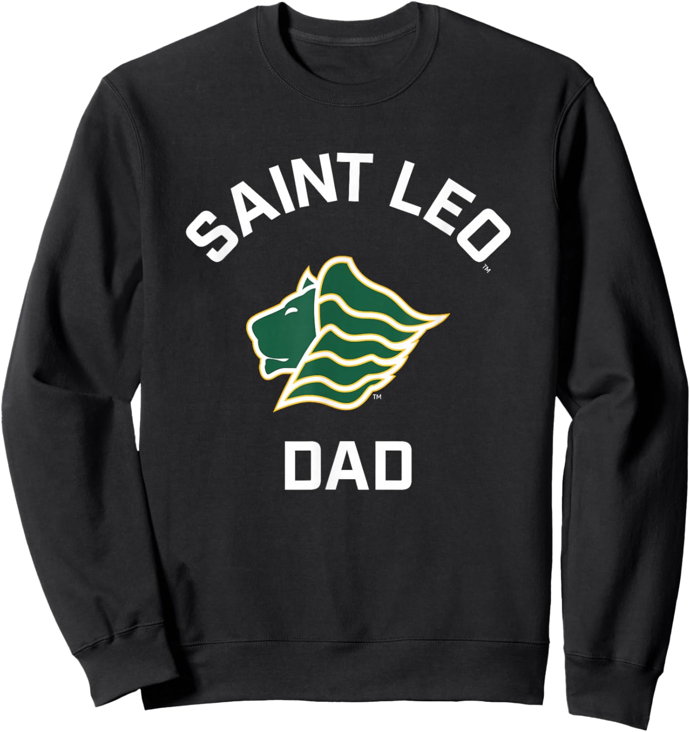 Saint Leo University Lions Arched Dad Sweatshirt - Sweatshirt | Black
