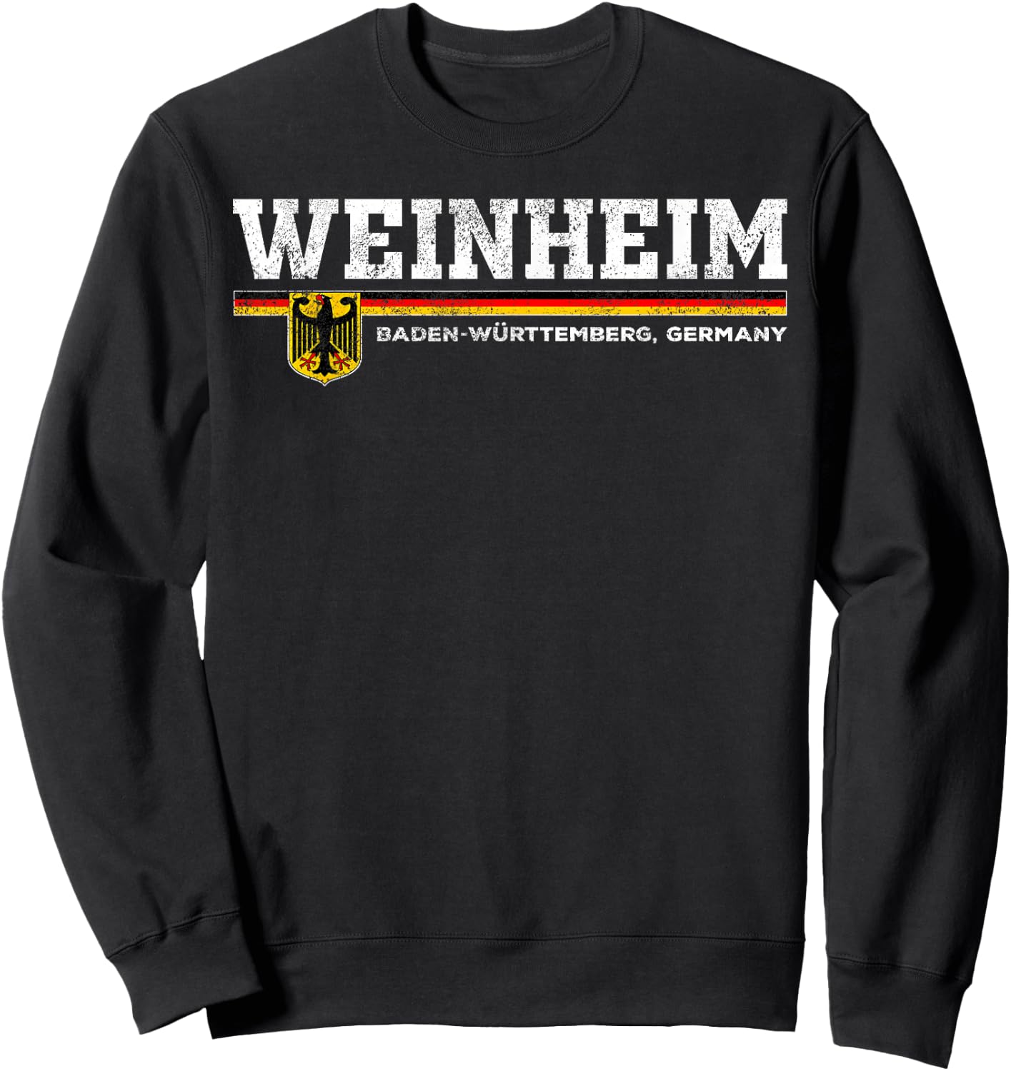 Weinheim Germany / Deutschland Sweatshirt - Sweatshirt | Black