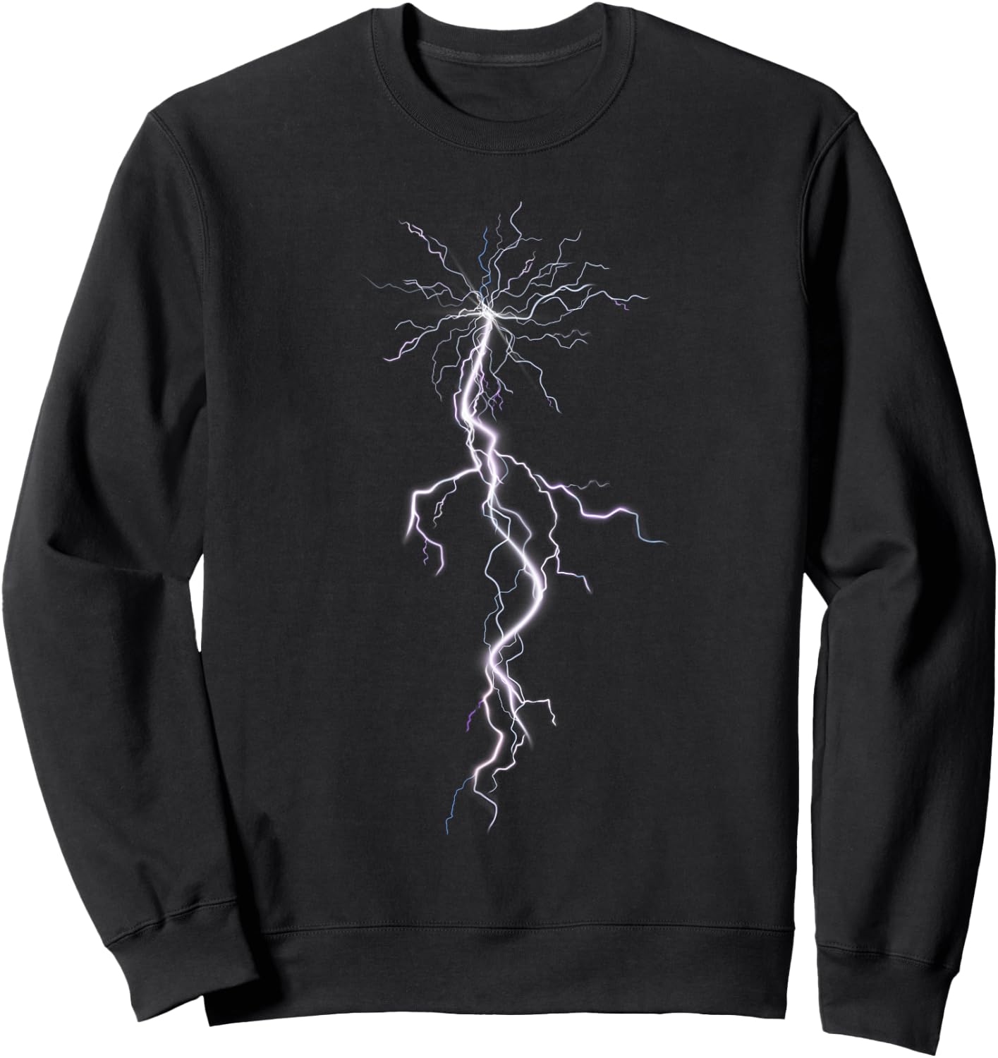 Lightning Storms I Lightning Bolt Sweatshirt - Sweatshirt | Black