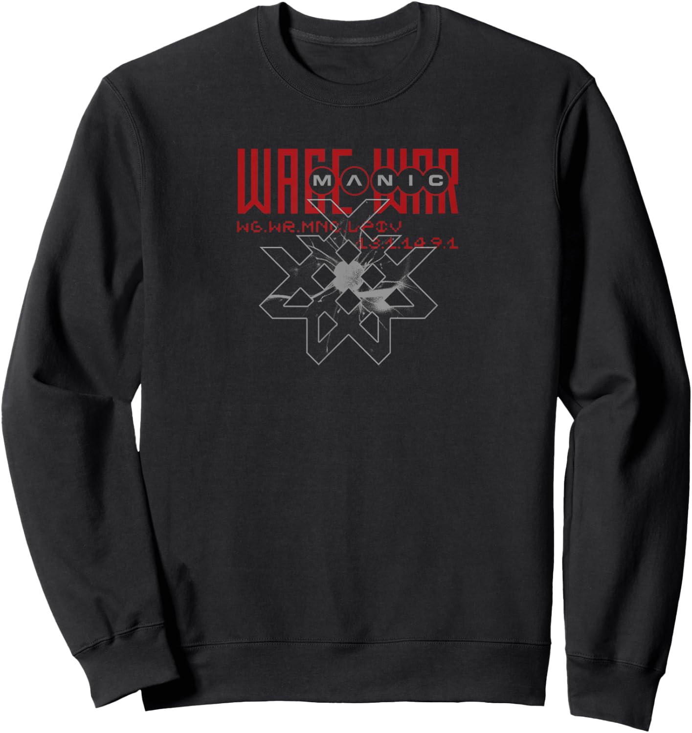 Wage War - Binary Manic Sweatshirt - Sweatshirt | Black