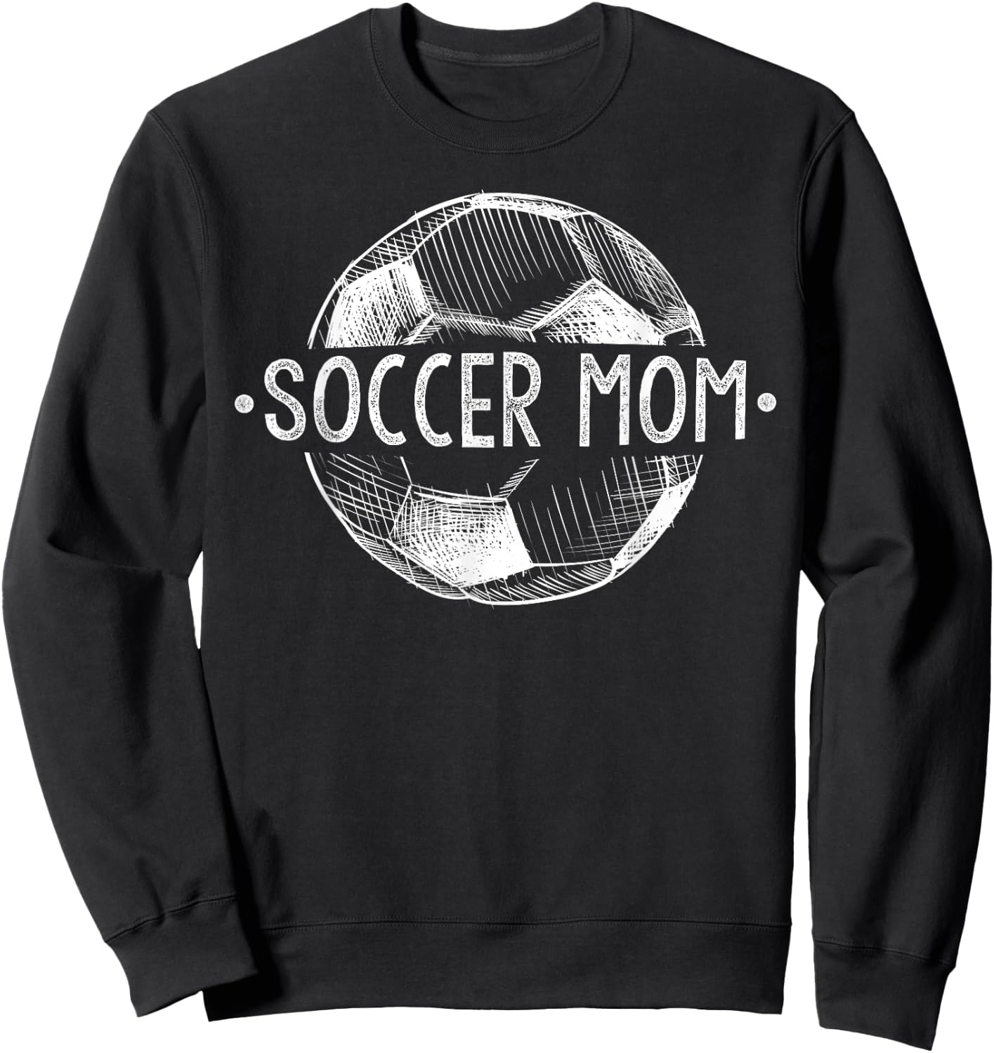 Soccer Mom Family Matching Team Player Gifts Soccer Mama Sweatshirt - Sweatshirt | Black