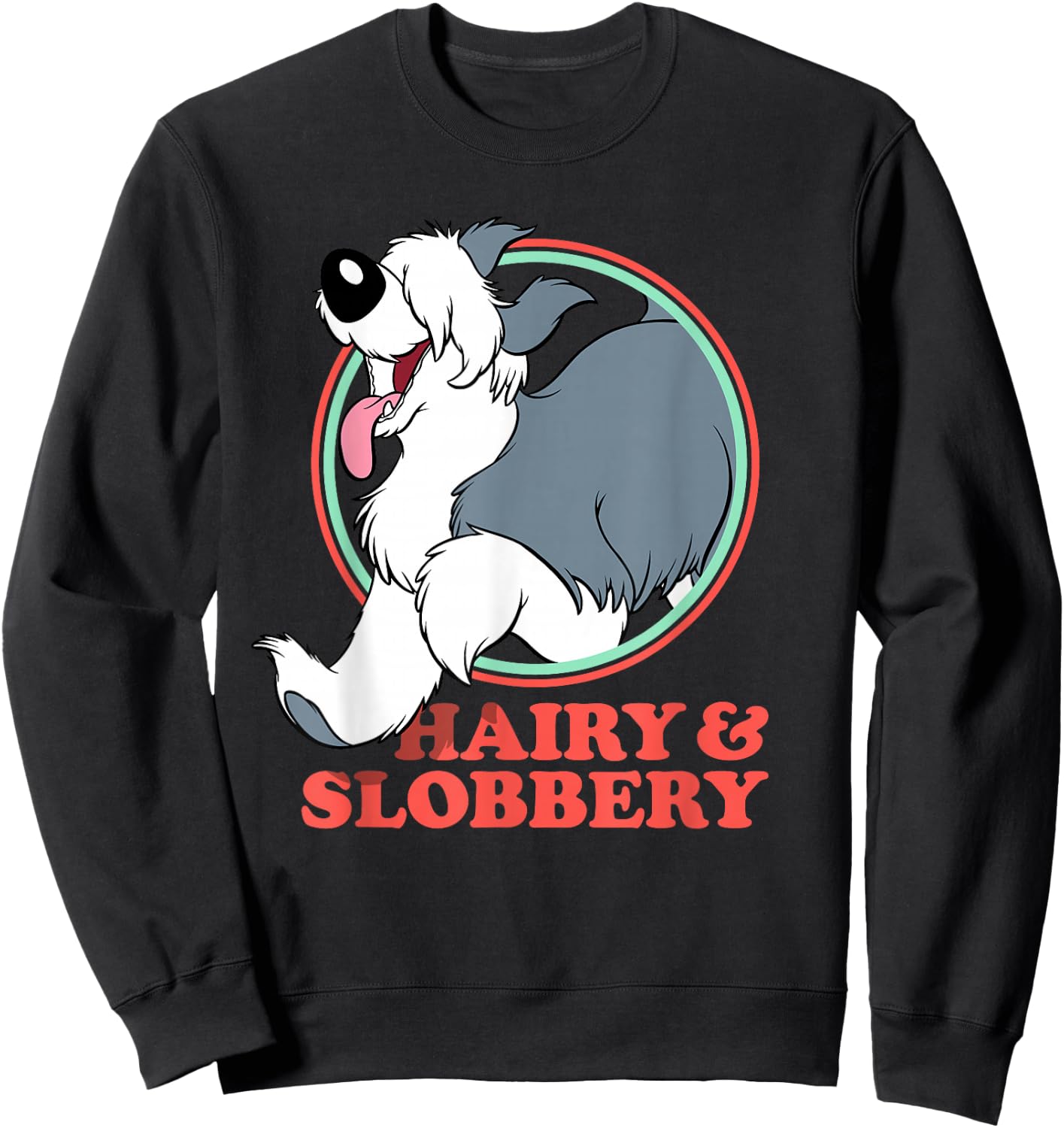 Disney The Little Mermaid Max Hairy & Slobbery Sweatshirt - Sweatshirt | Black