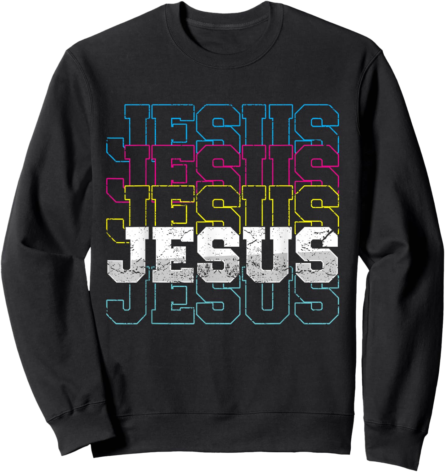 Jesus Christ Religion Christian Faith Prayer Church Gift Sweatshirt - Sweatshirt | Black