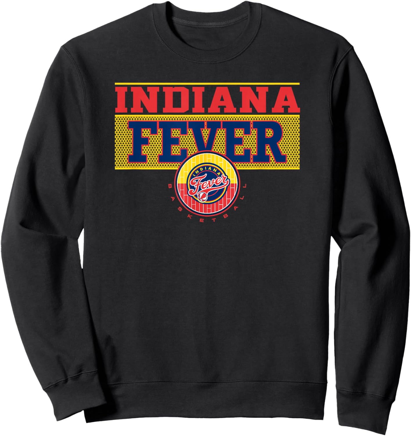 WNBA Indiana Fever Half Court Sweatshirt - Sweatshirt | Black