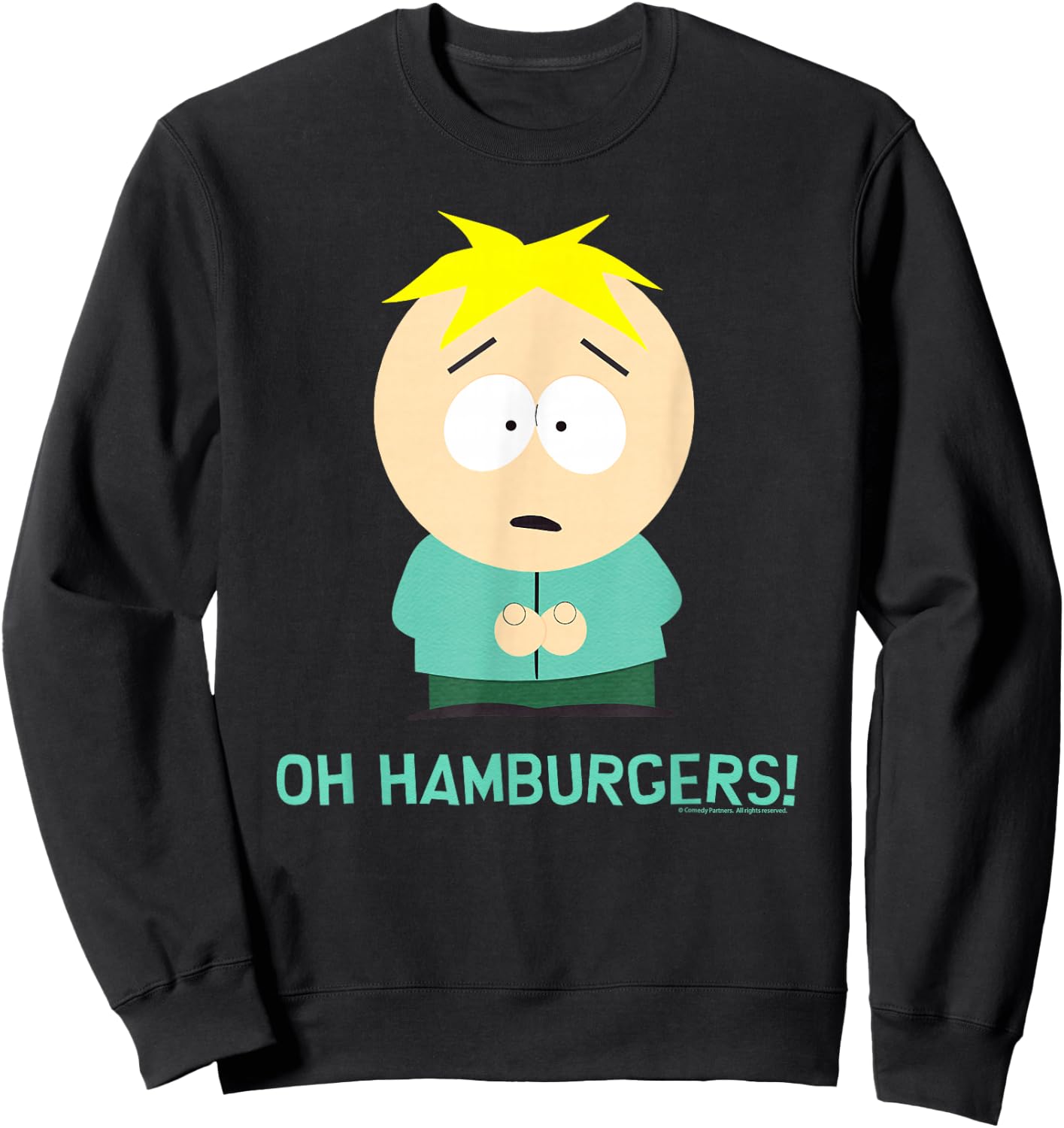 South Park Butters Oh Hamburgers Sweatshirt - Sweatshirt | Black