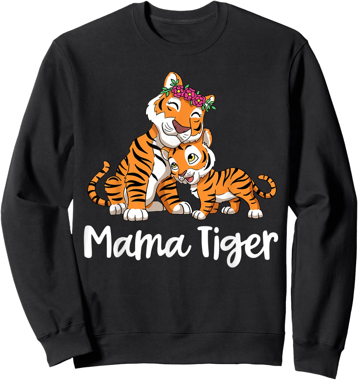 Mama Tiger Sweatshirt - Sweatshirt | Black