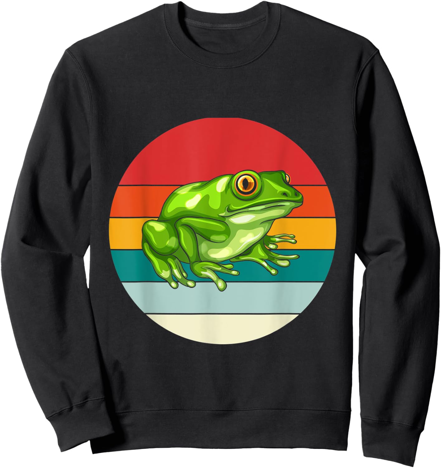Rainforest Animal Amphibia Gift Frog Sweatshirt - Sweatshirt | Black
