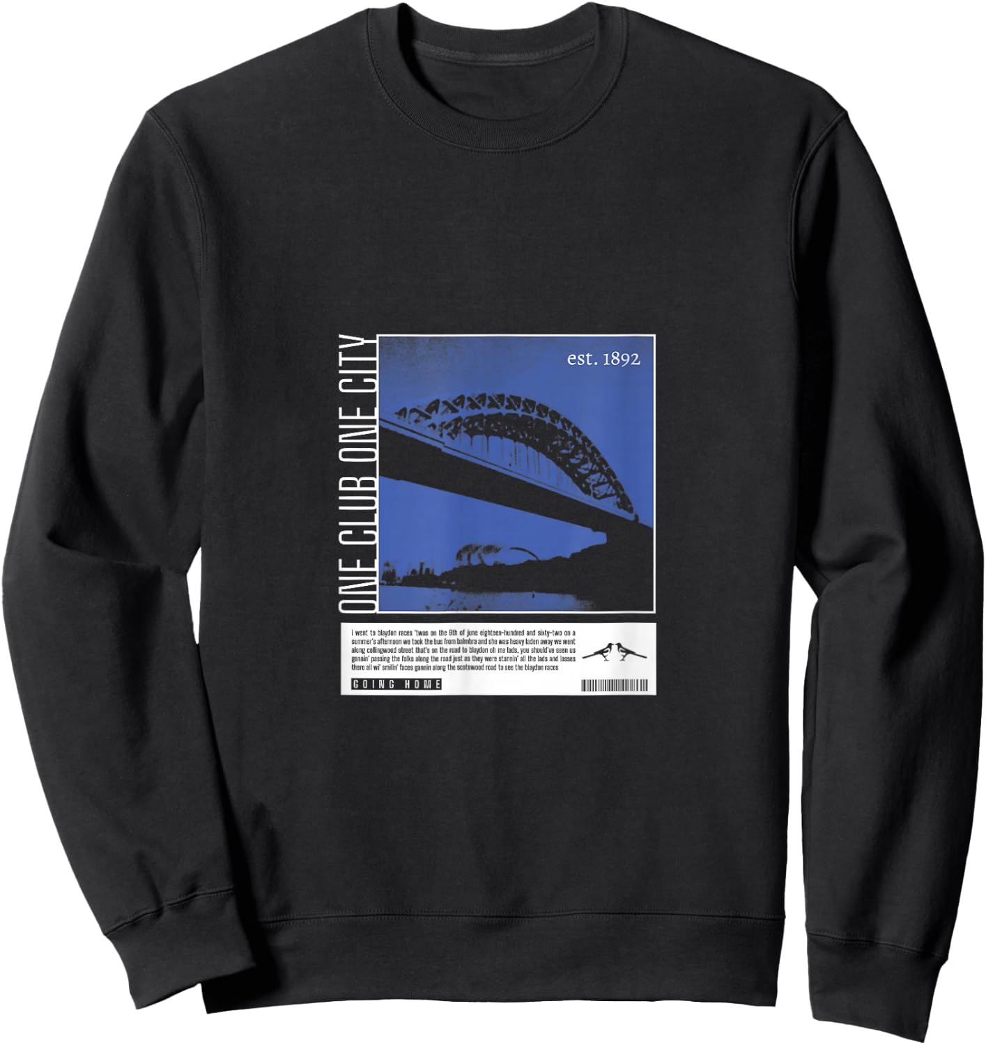 Newcastle United One Club One City NUFC Sweatshirt - Sweatshirt | Black