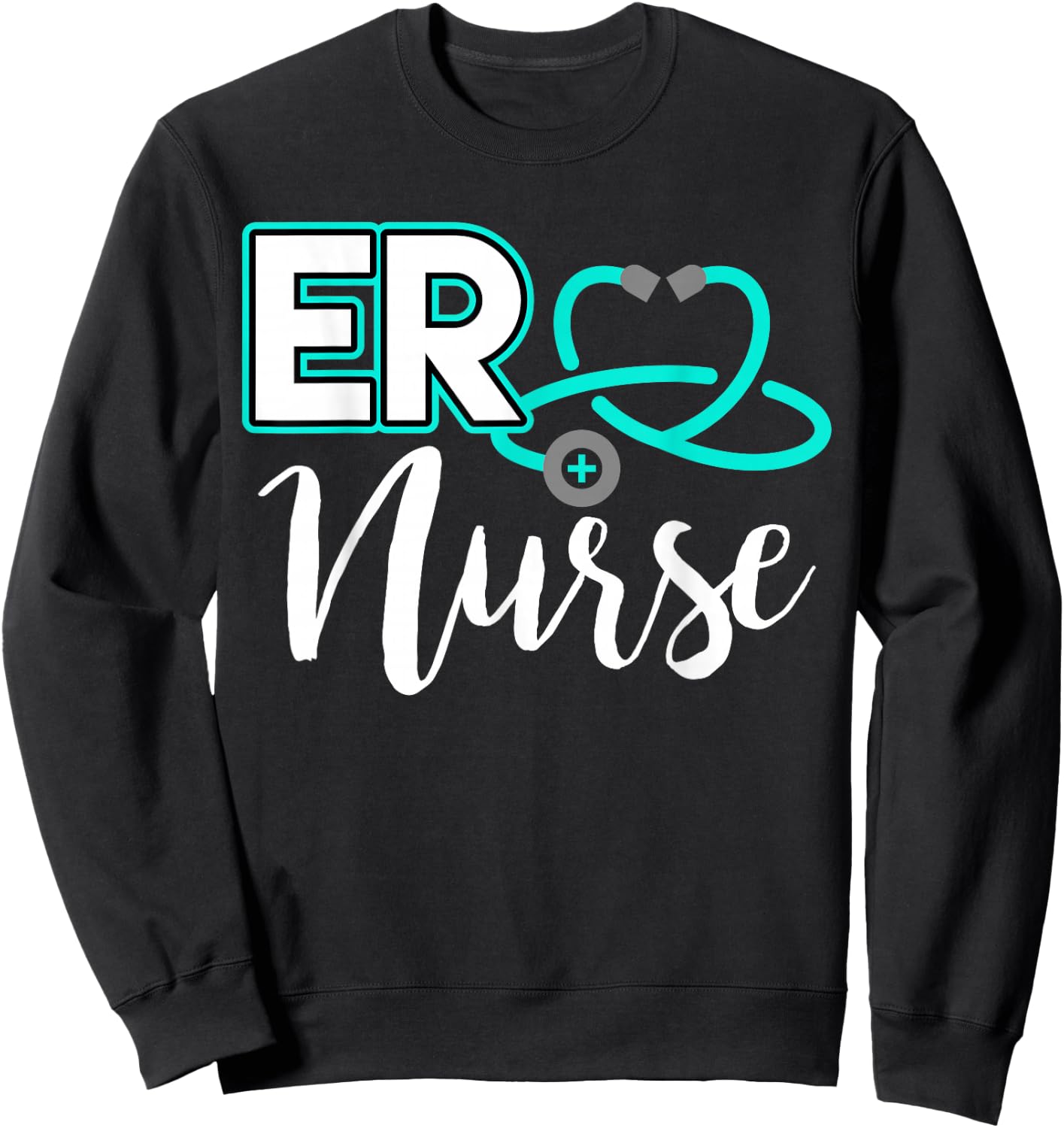 ER Nurse Emergency Room Medical Nursing School Birthday Gift Sweatshirt - Sweatshirt | Black