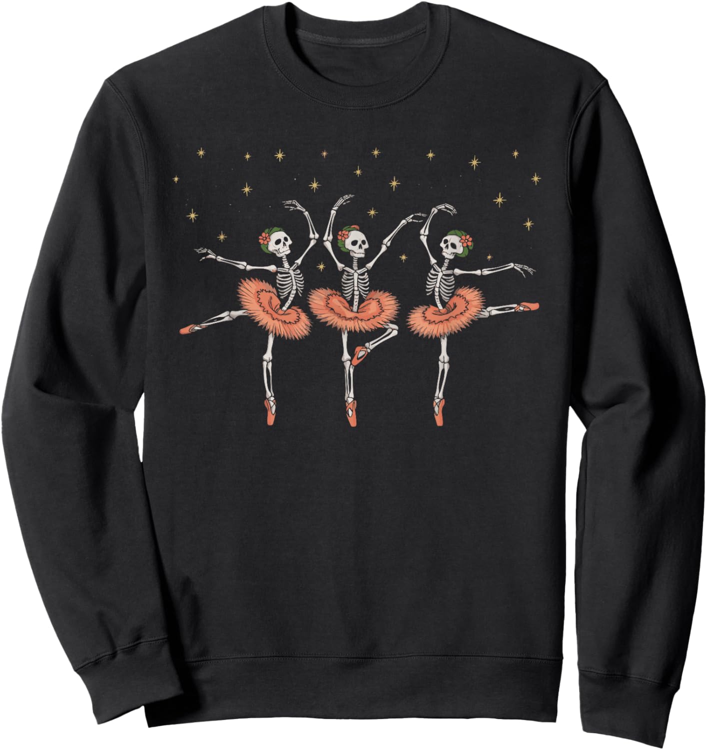 Skeleton Ballet Sweatshirt - Sweatshirt | Black
