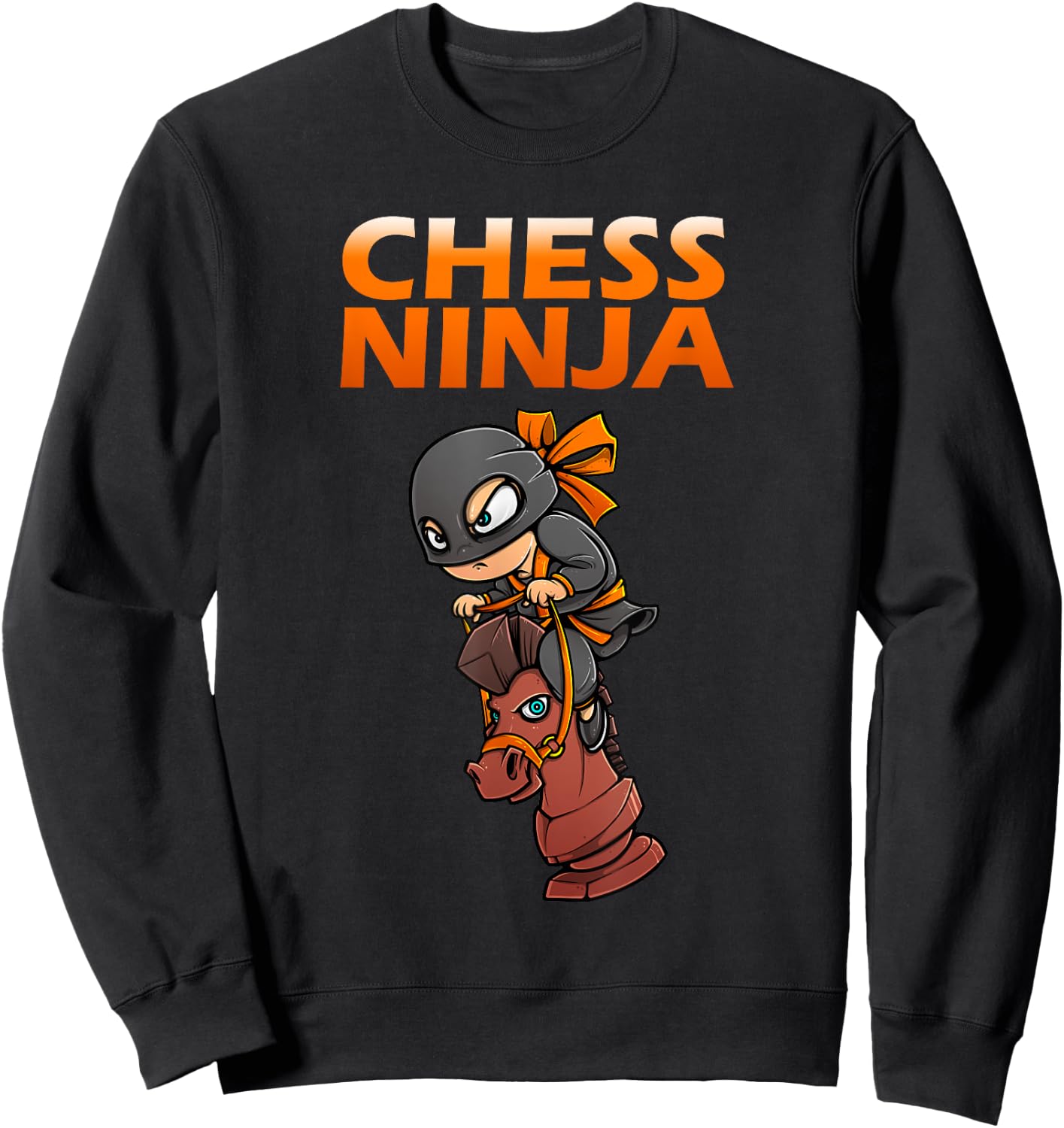 Funny Chess Gift Kids Boys Girls Cool Chess Lover Player Sweatshirt - Sweatshirt | Black