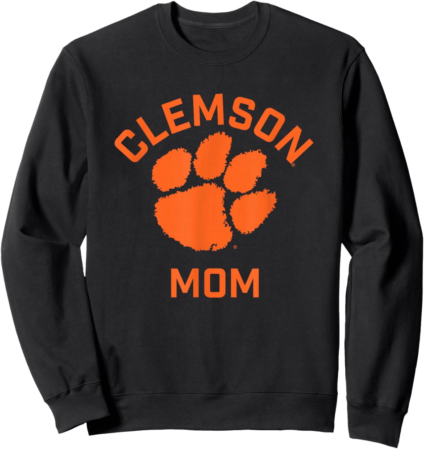 Clemson University Tigers Arched Mom Sweatshirt - Sweatshirt | Black