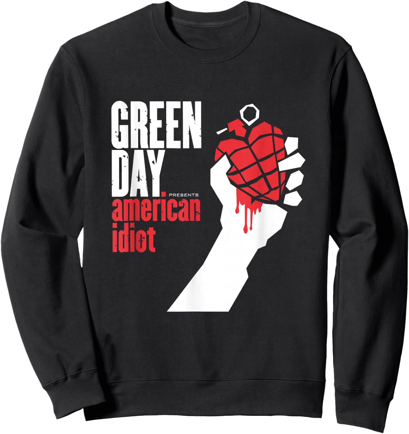 Green Day American Idiot Sweatshirt - Sweatshirt | Black