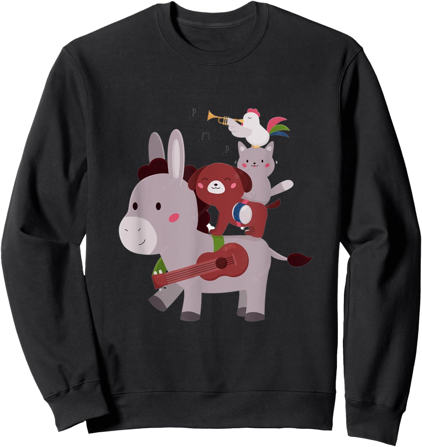 Bremen Town Musicians Sweatshirt - Sweatshirt | Black
