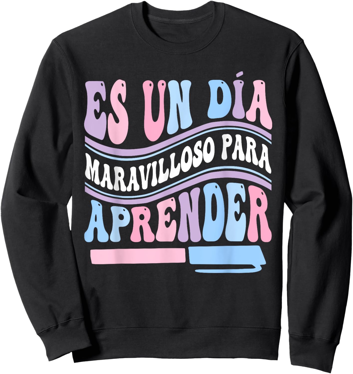 Espanol Bilingue Spanish Teacher Maestra Women Girls Kids Sweatshirt - Sweatshirt | Black