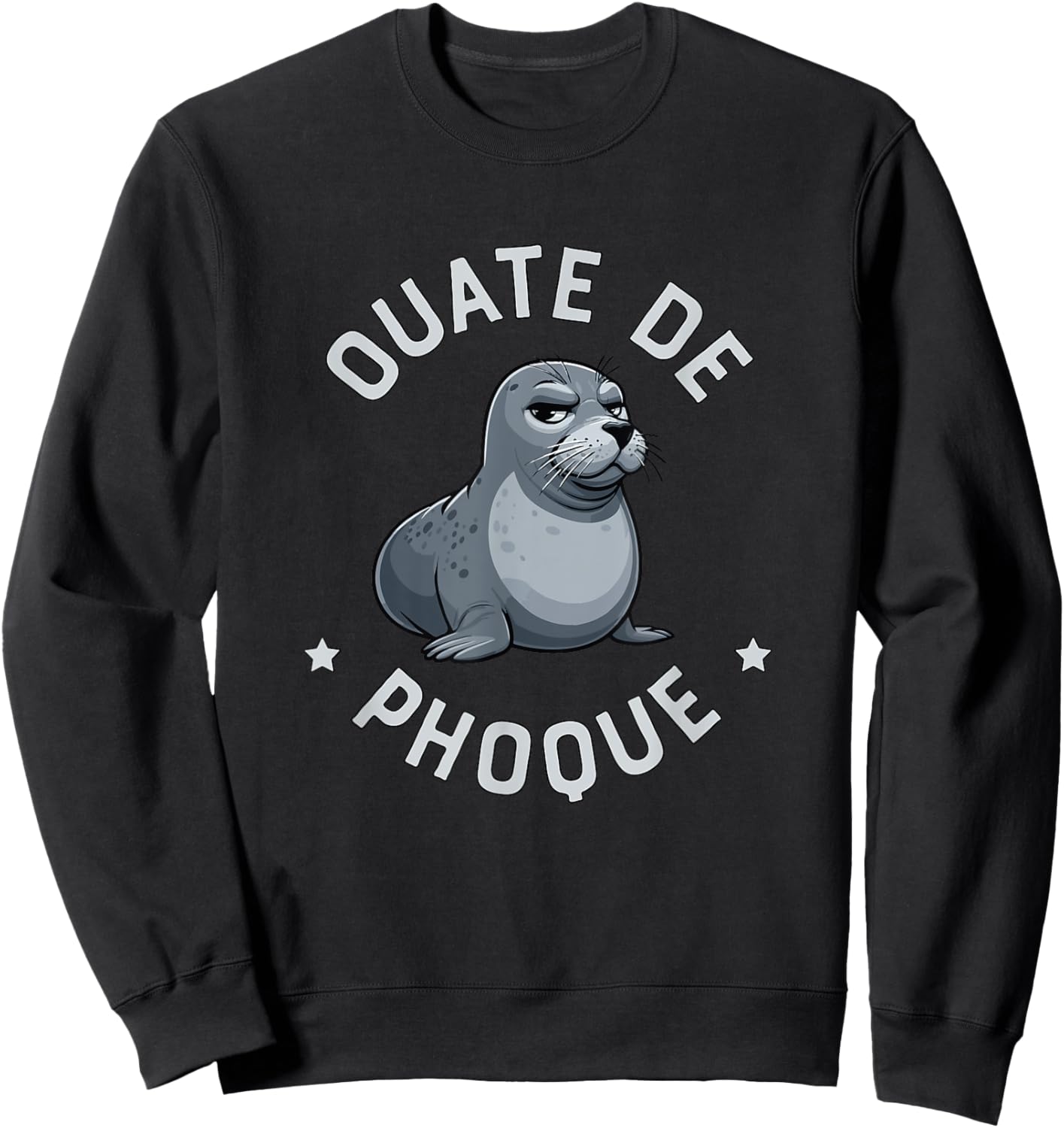 Anglophone Humor What English Seal Wadding Sweatshirt - Sweatshirt | Black