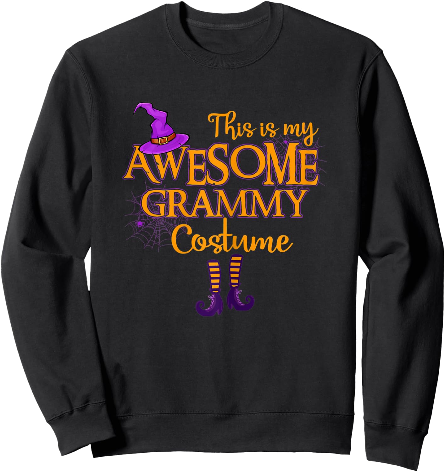 Grammy Costume Gift - This Is My Awesome Grammy Costume Sweatshirt - Sweatshirt | Black