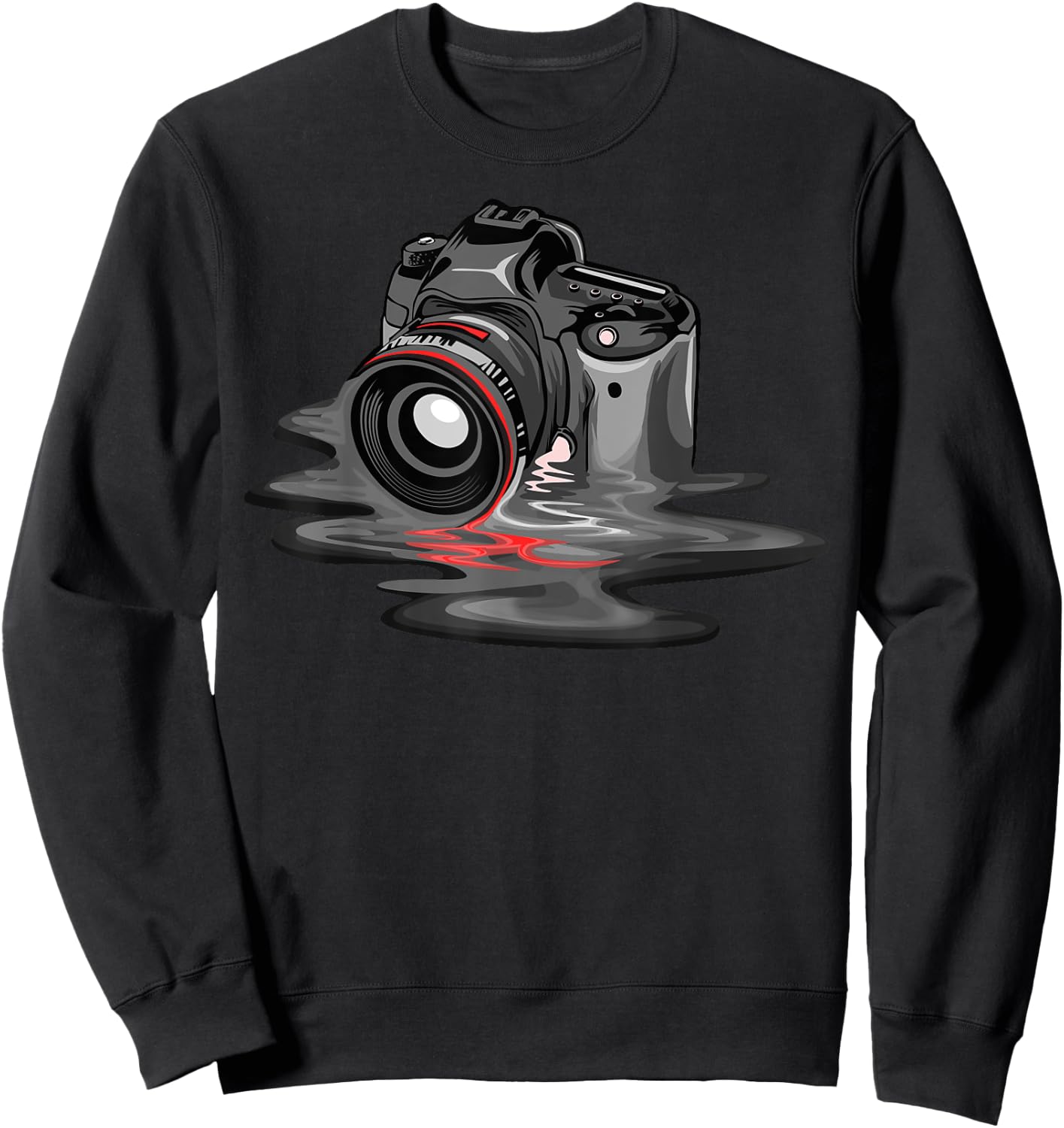 Funny Camera Gift Photographers Men Women Photography Sweatshirt - Sweatshirt | Black