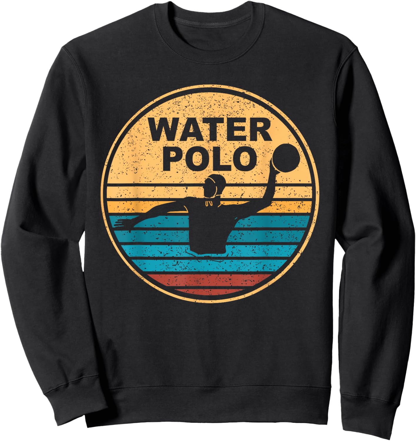 Water polo sport water ball player water polo Sweatshirt - Sweatshirt | Black