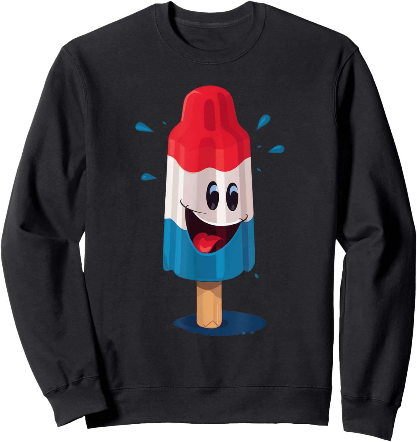 Kawaii Funny Rocketpop Ice Pop Treat Gift Men Women Kids Sweatshirt - Sweatshirt | Black