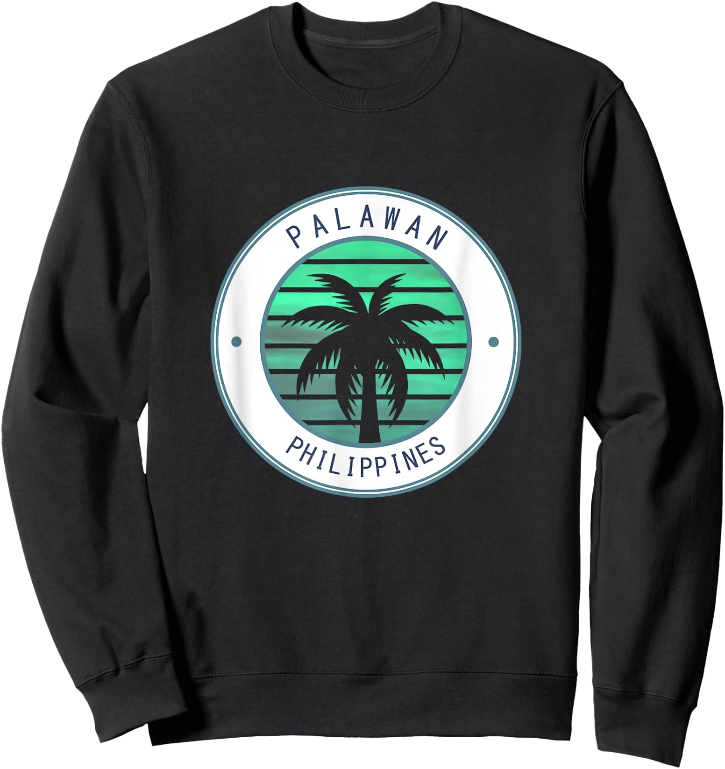 Philippines Vacation Travel Palawan Sweatshirt - Sweatshirt | Black