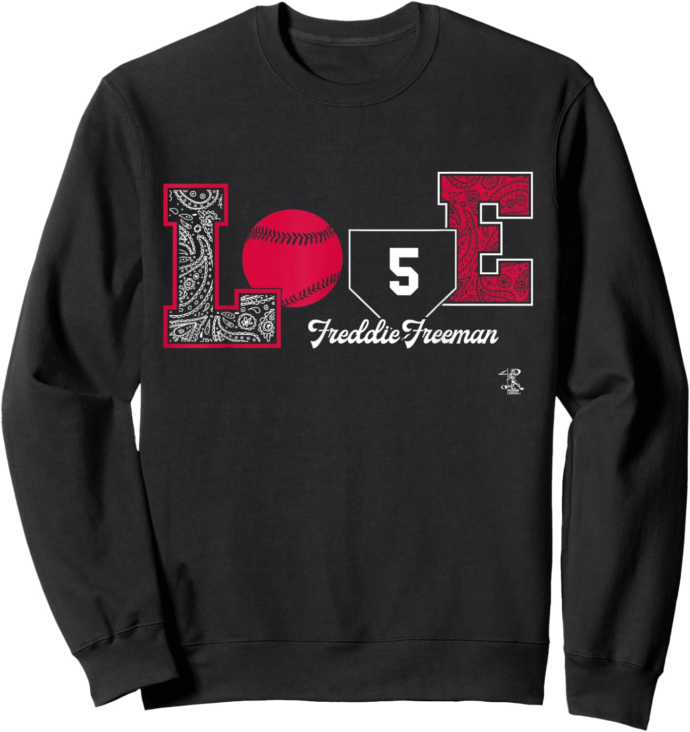 Freddie Freeman Love Player Gameday Sweatshirt - Sweatshirt | Black