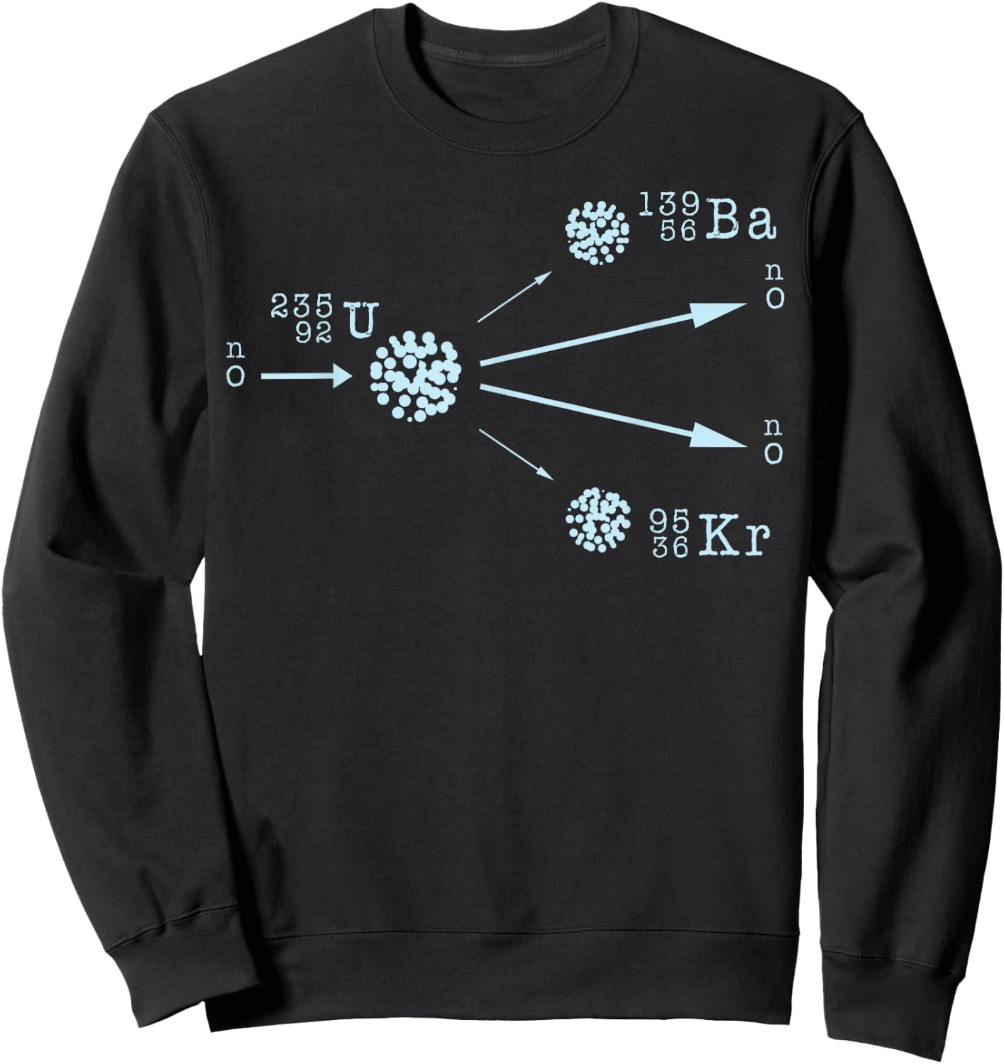 Nuclear Power Fission Fusion Uranium Physics Energy Science Sweatshirt - Sweatshirt | Black