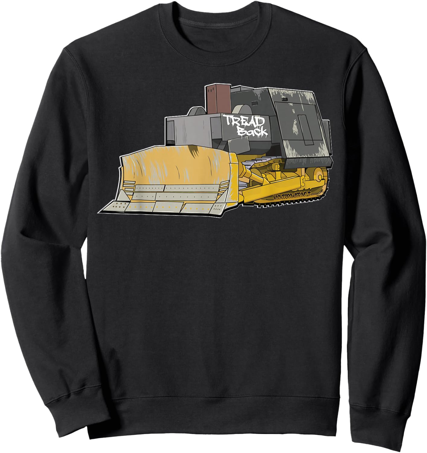 Killdozer Tread Back Sweatshirt - Sweatshirt | Black