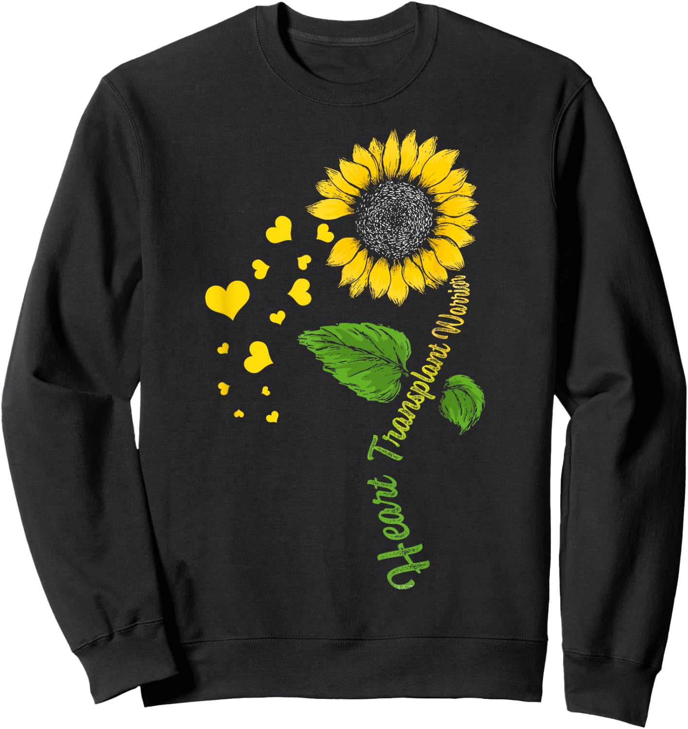 Heart Transplant Recipient Operating Surgery Survivor Sweatshirt - Sweatshirt | Black