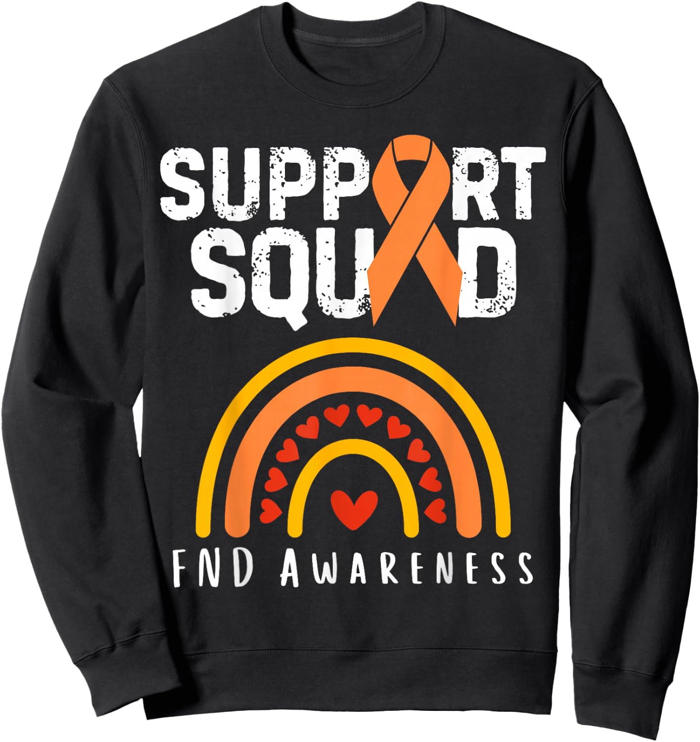 Functional Neurological Disorder Awareness Support Squad Sweatshirt - Sweatshirt | Black