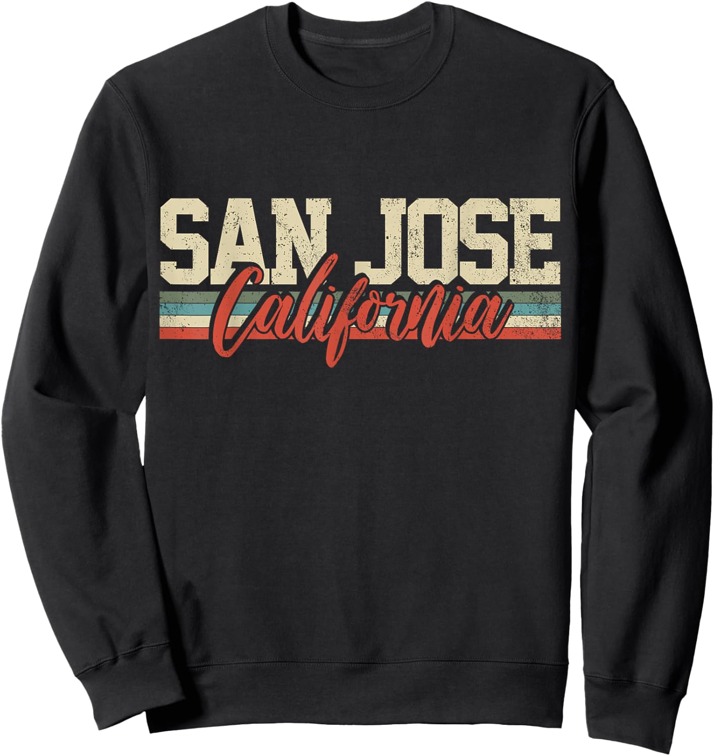 San Jose California Sweatshirt - Sweatshirt | Black