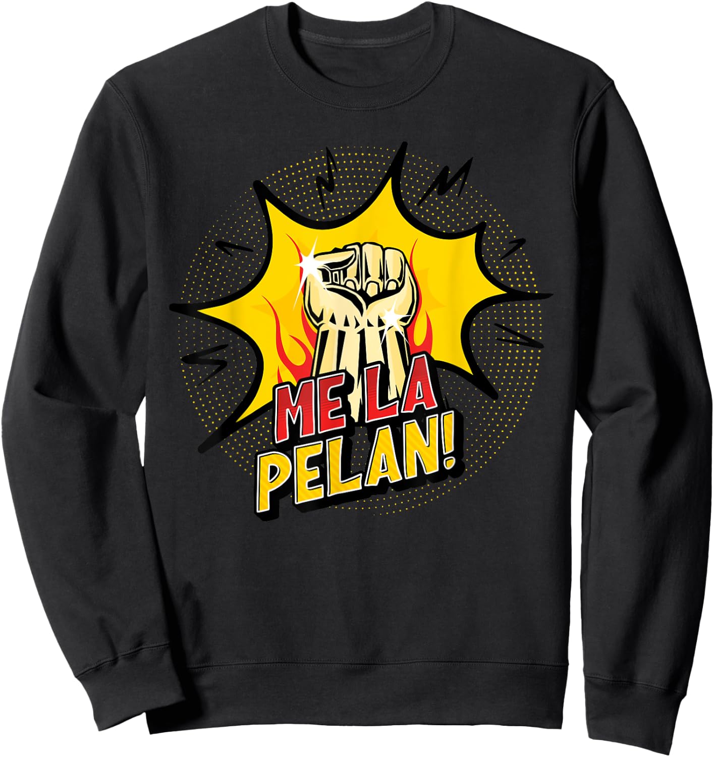 Me la pelan Sweatshirt - Sweatshirt | Black