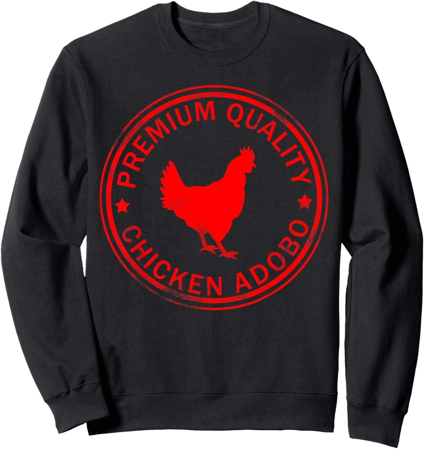 Filipino Shirt Funny Pinoy Chicken Adobo Men Kids Sweatshirt - Sweatshirt | Black