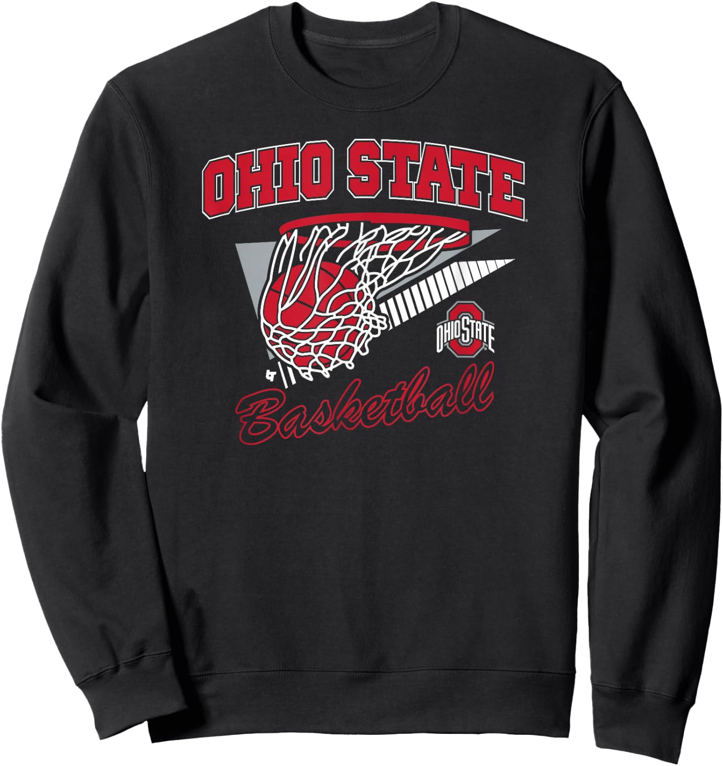 BreakingT Ohio State Basketball - OSU Licensed , Small, Black Sweatshirt - Sweatshirt | Black