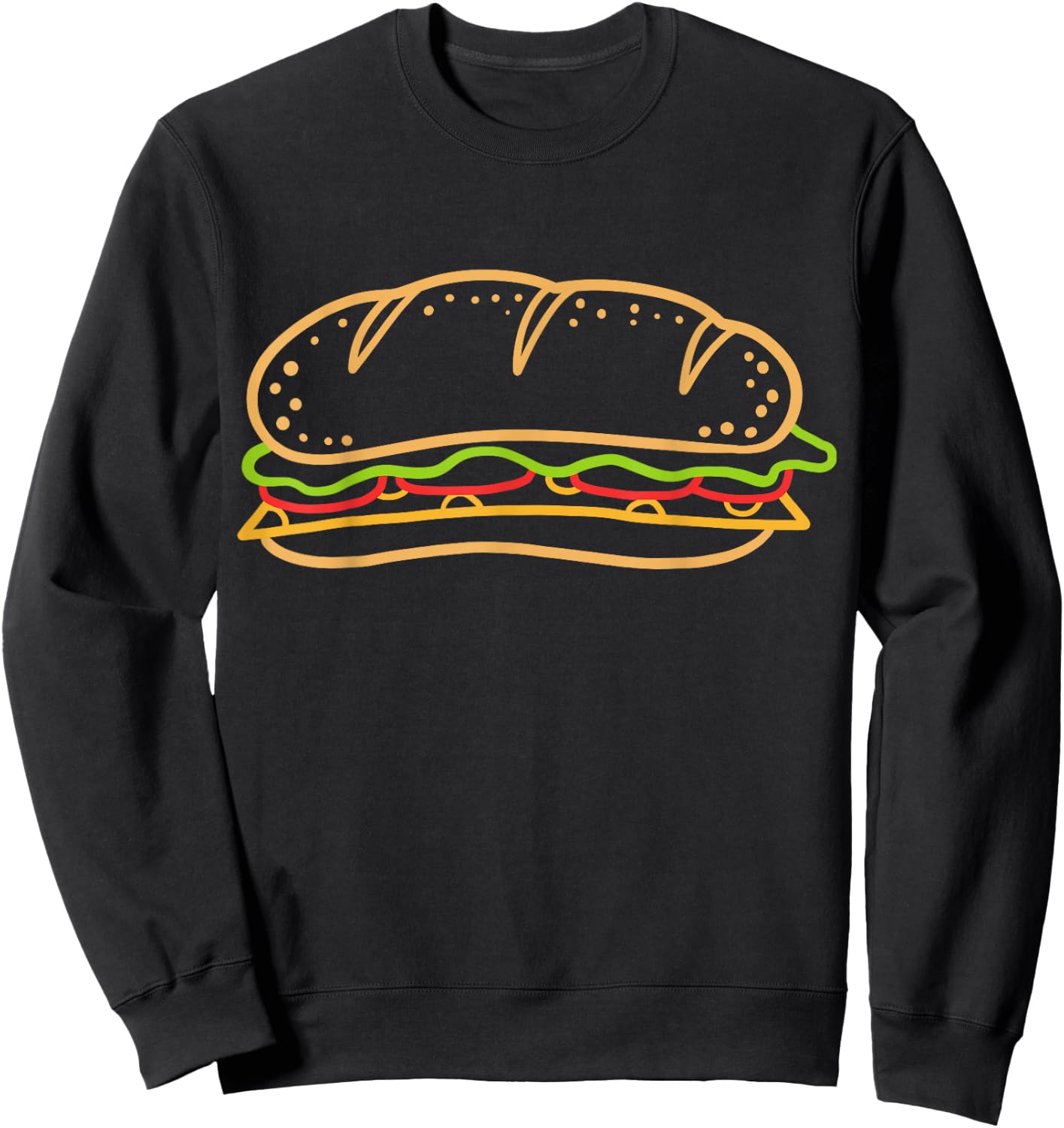 Sandwich Lining. Sweatshirt - Sweatshirt | Black