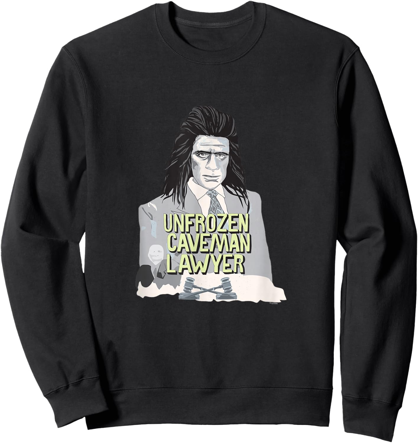 Saturday Night Live Unfrozen Caveman Lawyer Sweatshirt - Sweatshirt | Black