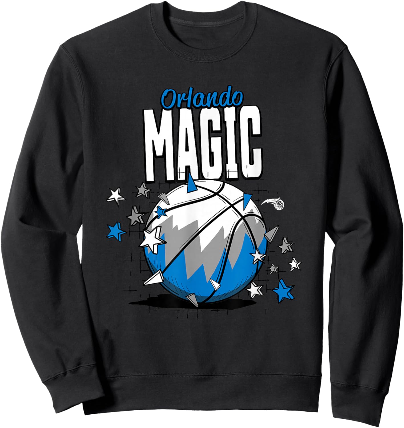 NBA Orlando Magic Basketball Doodle Stars Sweatshirt - Sweatshirt | Black
