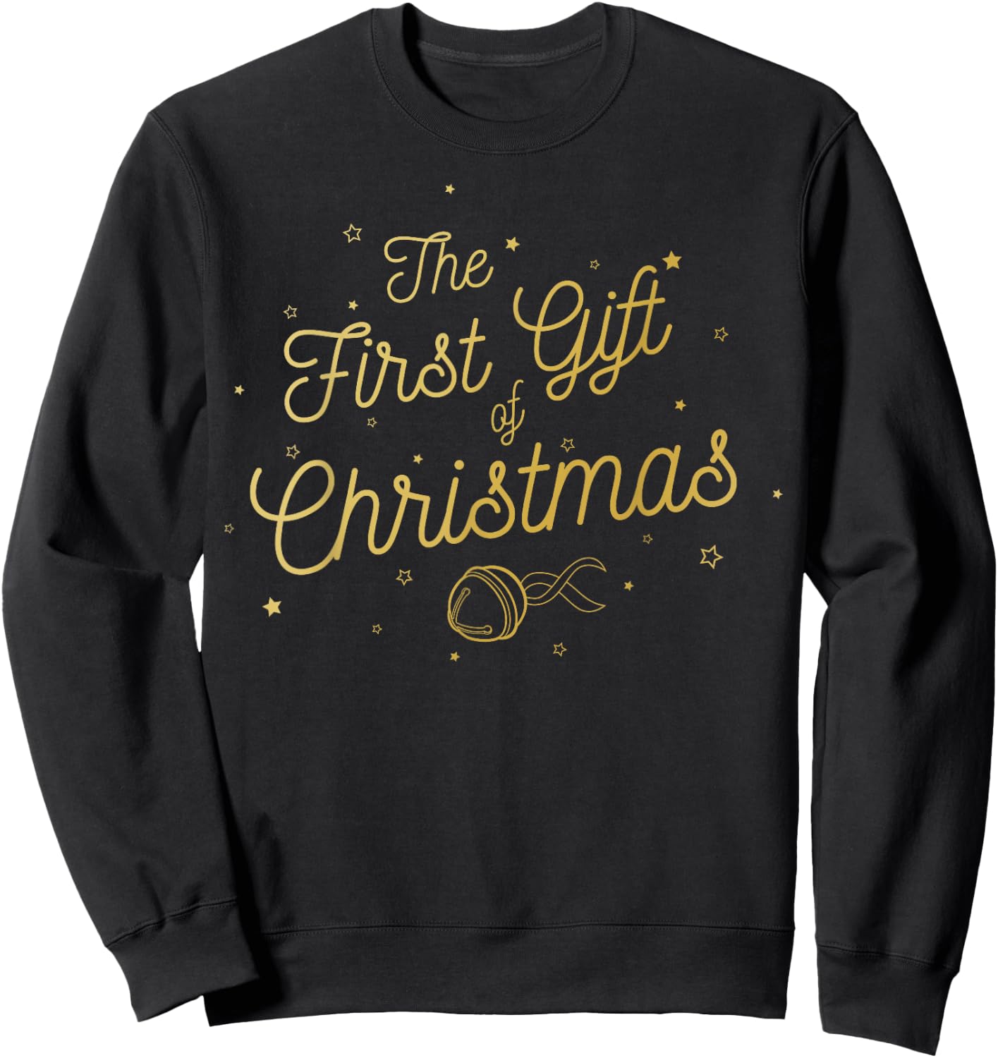 The Polar Express Adult Black Themed-Christmas Sweatshirt - Sweatshirt | Black