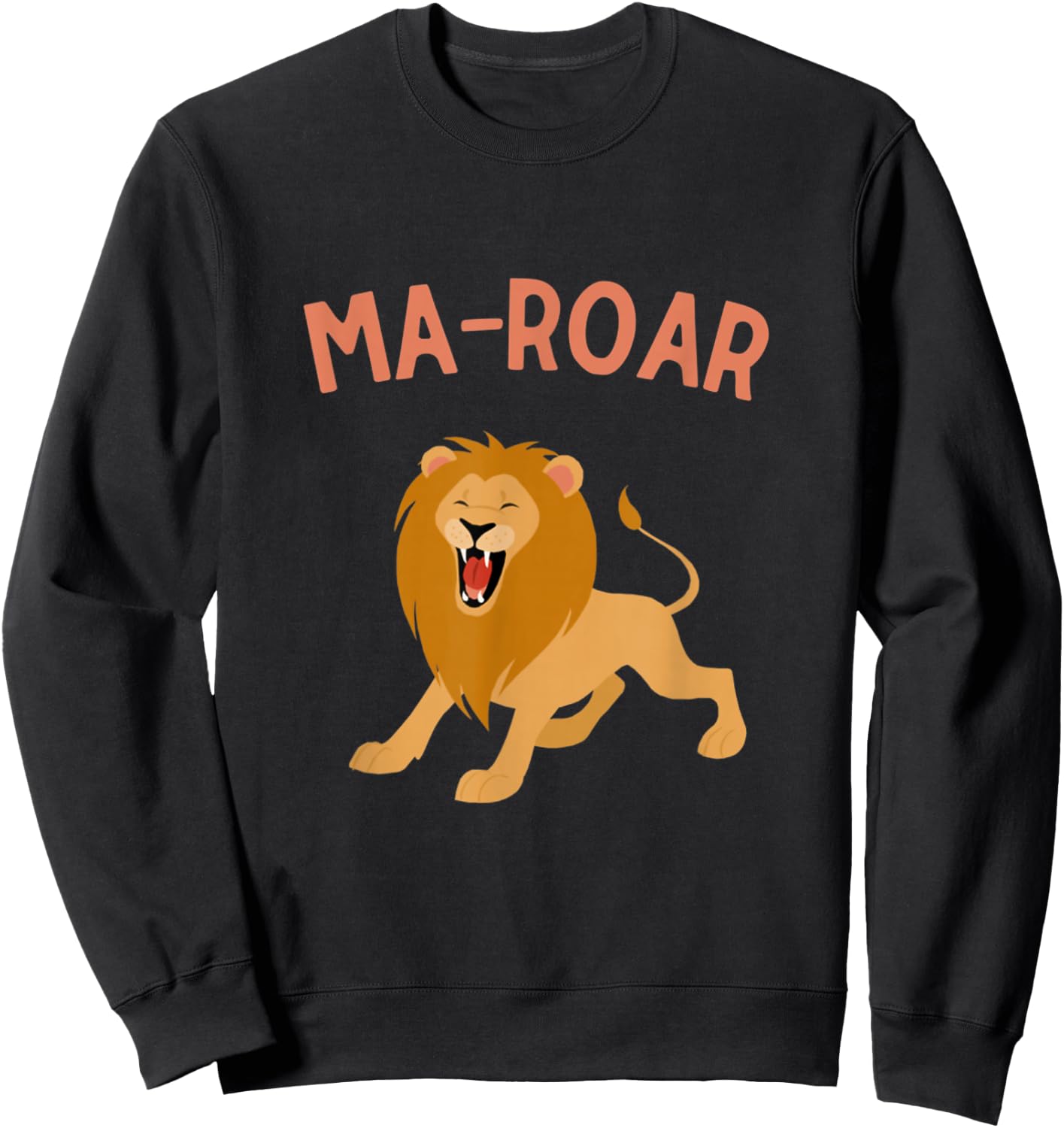 Jewish Passover Seder Plate Maror Ma-Roar Lion Of Judah Kids Sweatshirt - Sweatshirt | Black