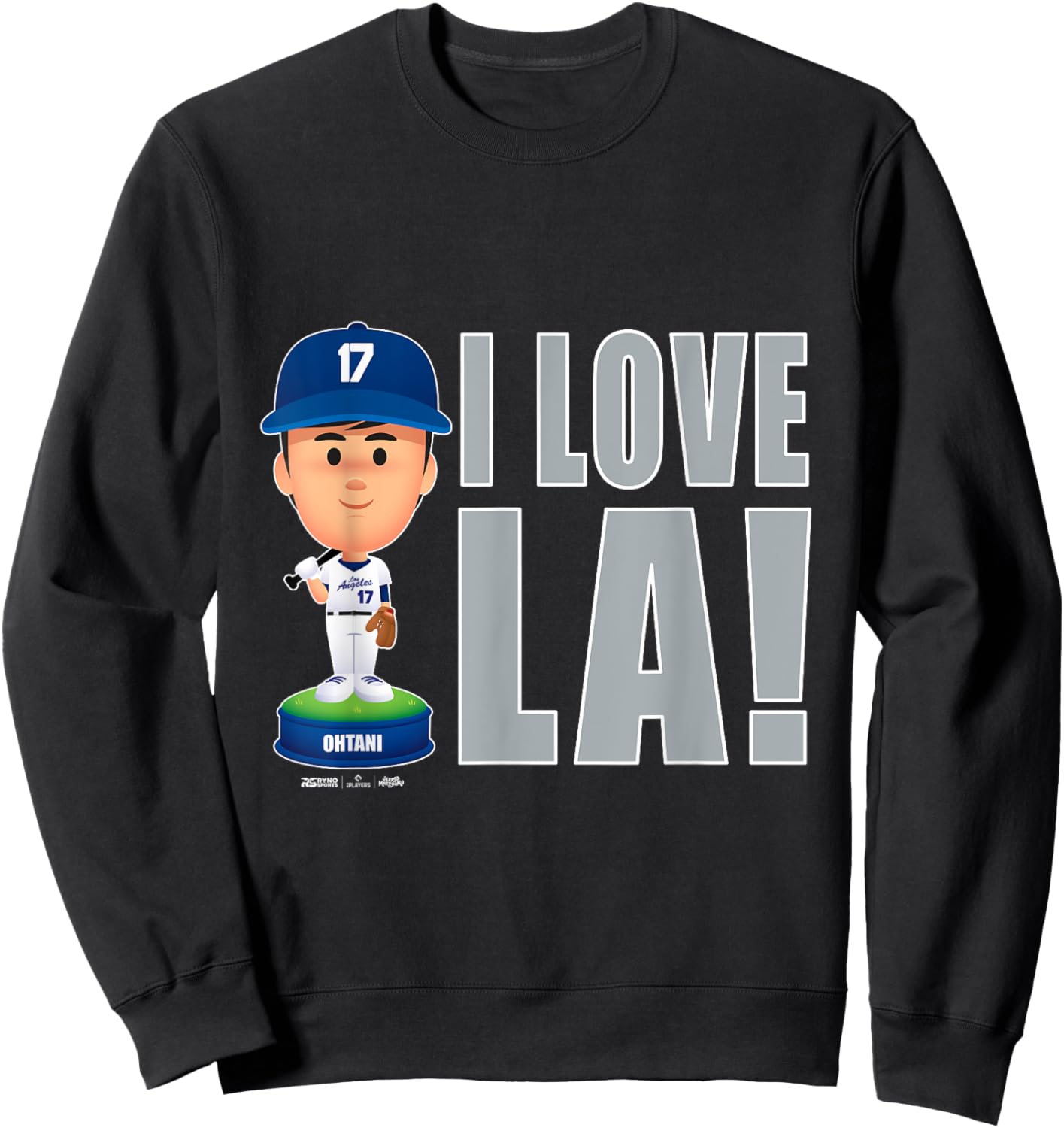 Shohei Ohtani Los Angeles Baseball I Love LA MLBPA Sweatshirt - Sweatshirt | Black