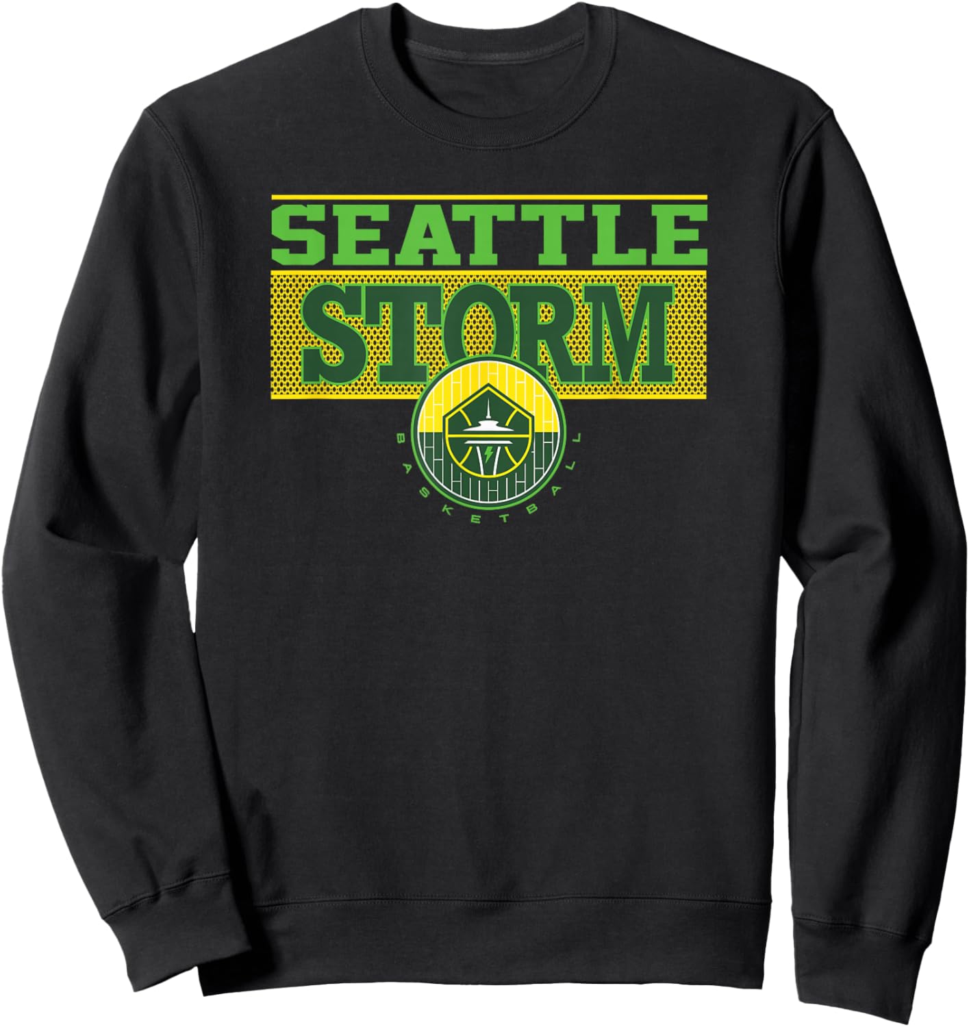 WNBA Seattle Storm Half Court Sweatshirt - Sweatshirt | Black