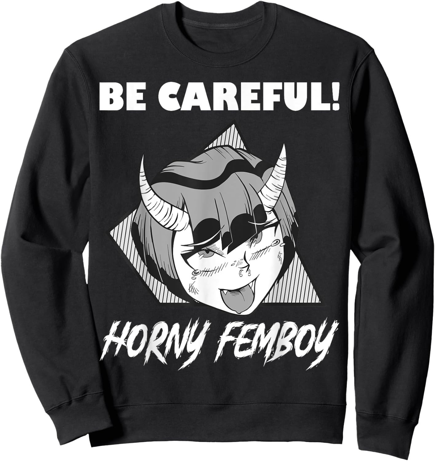 Femboy Outfit - Anime Femboy Oberteil - Sissies Cosplay Small Sweatshirt - Sweatshirt | Black