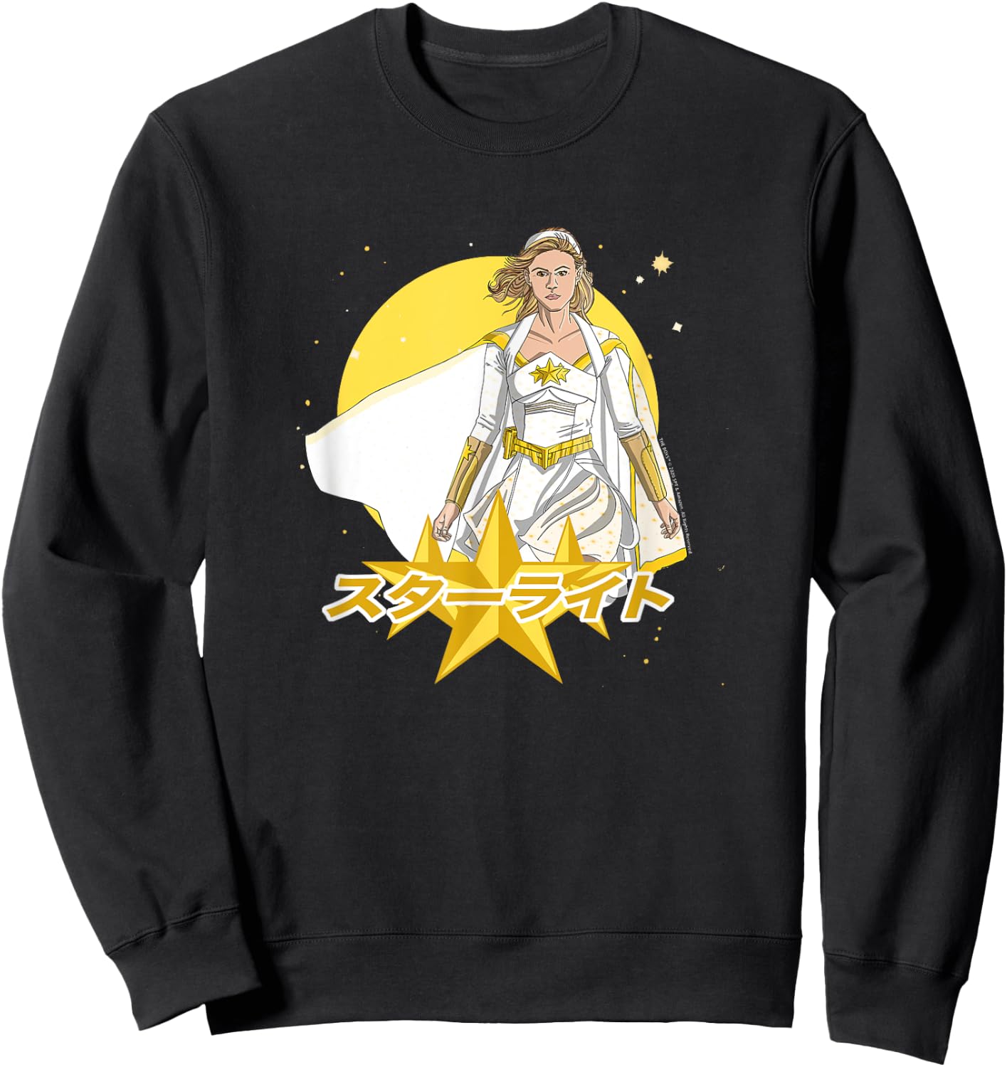 The Boys Starlight Girl Power Manga Sweatshirt - Sweatshirt | Black