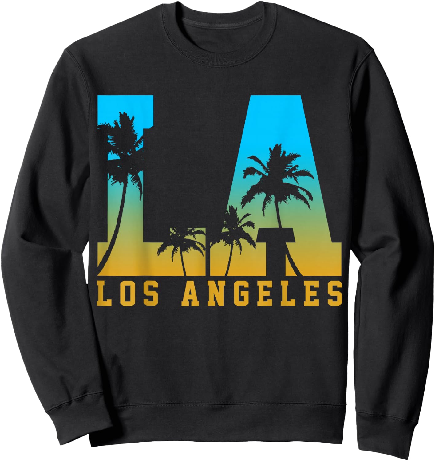 Los Angeles LA California California USA America Souvenir Sweatshirt - Sweatshirt | Black