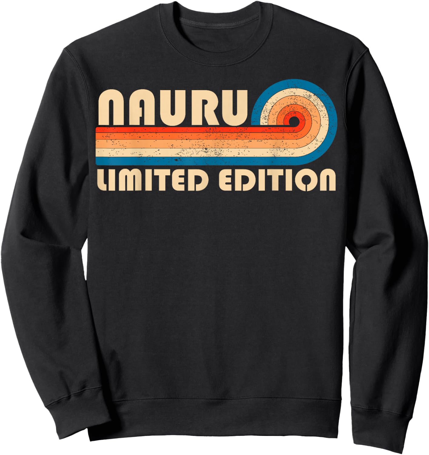 NAURU Country Travel Vacation Souvenir Sweatshirt - Sweatshirt | Black