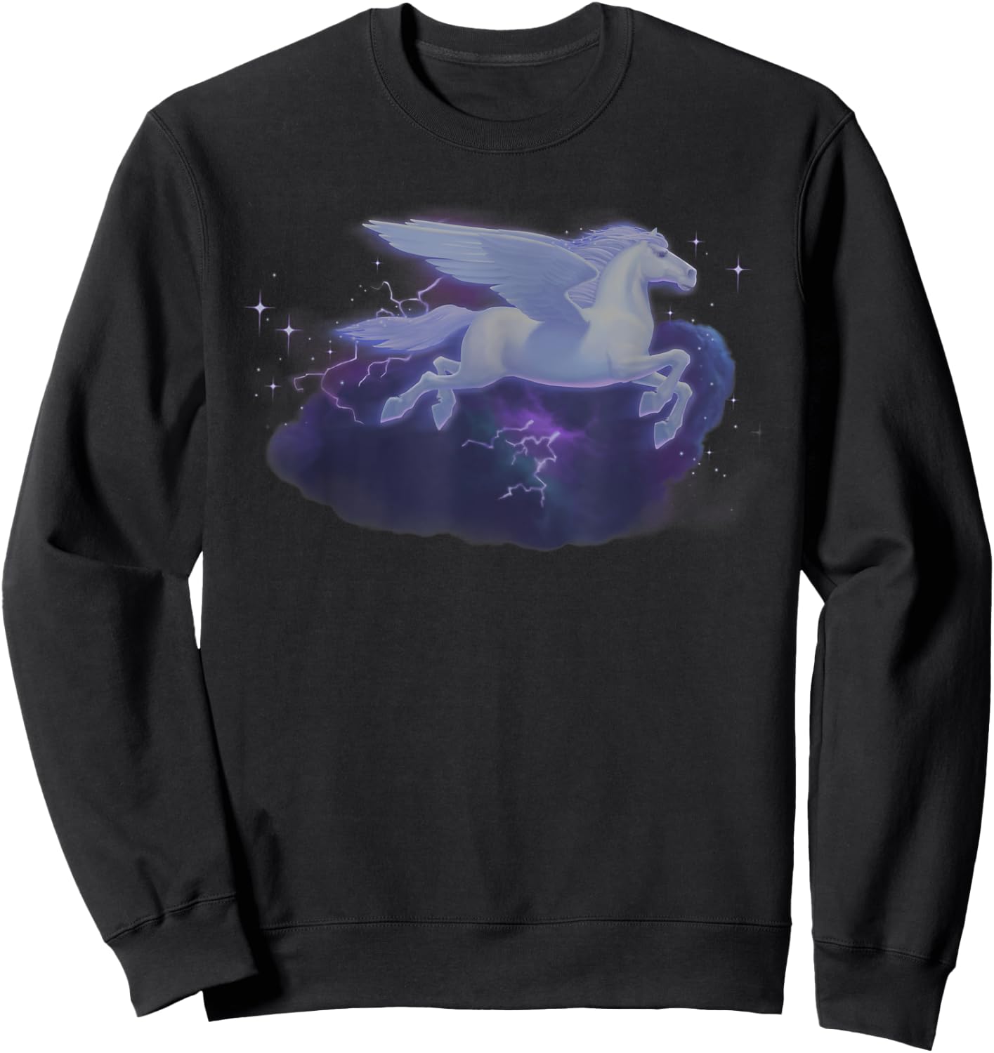 Disney Pixar Onward Guinevere Pegasus Art Sweatshirt - Sweatshirt | Black