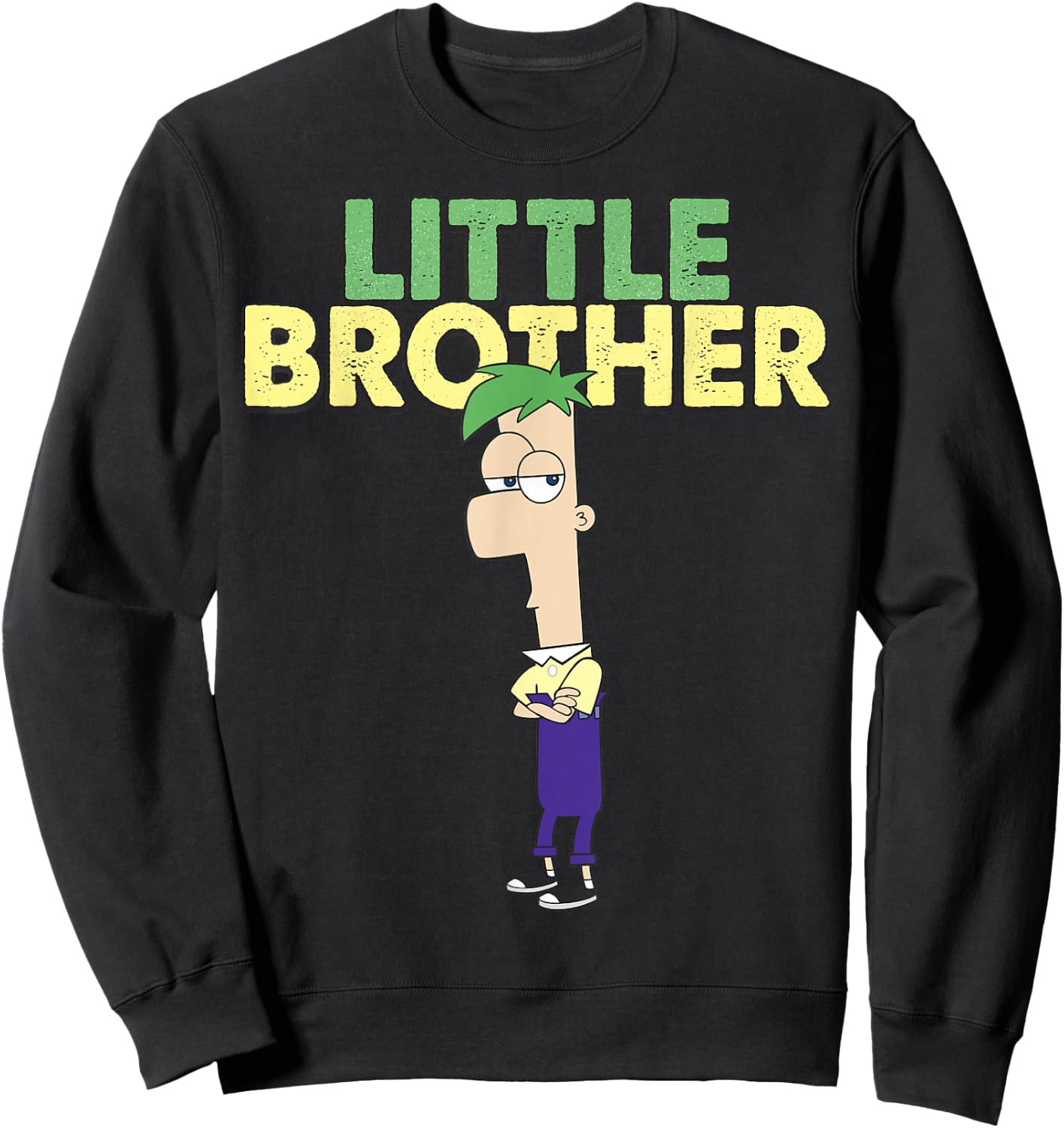 Disney Phineas And Ferb The Green Brother Sweatshirt - Sweatshirt | Black