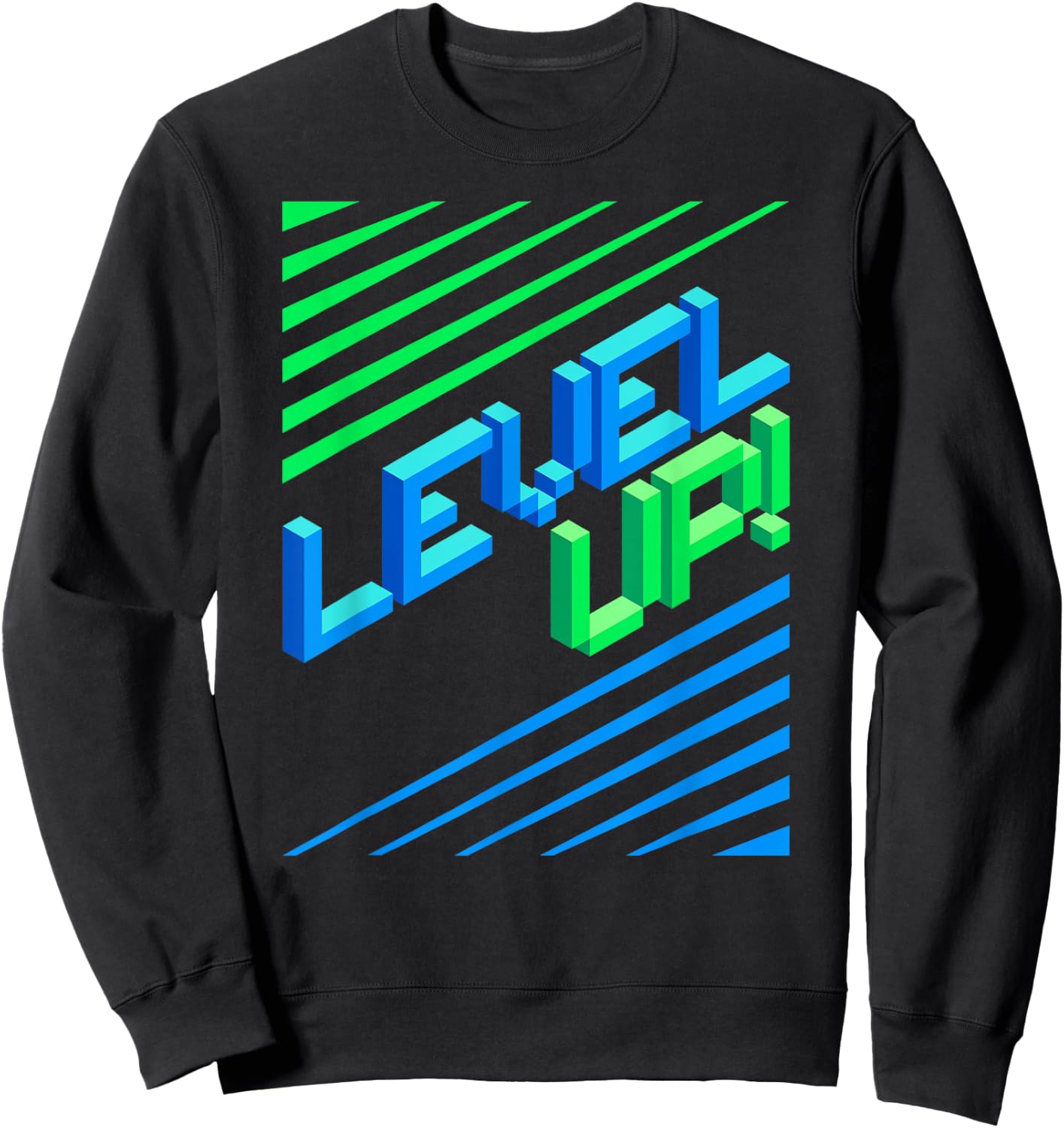 Level Your Game Up I Controller PS5 Gaming Sweatshirt - Sweatshirt | Black